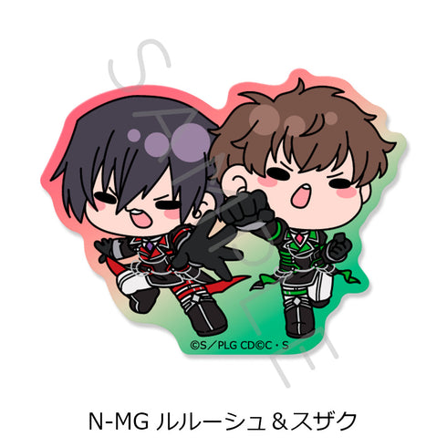 『コードギアス 反逆のルルーシュ』第4弾 クリアダイカットステッカー N-MG ルルーシュ&スザク