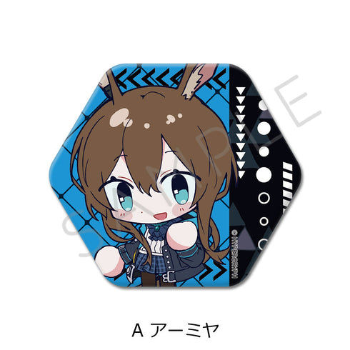 『アークナイツ【焔燼曙明/RISE FROM EMBER】』六角形缶バッジ A アーミヤ