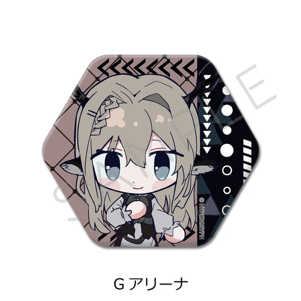 『アークナイツ【焔燼曙明/RISE FROM EMBER】』六角形缶バッジ G アリーナ