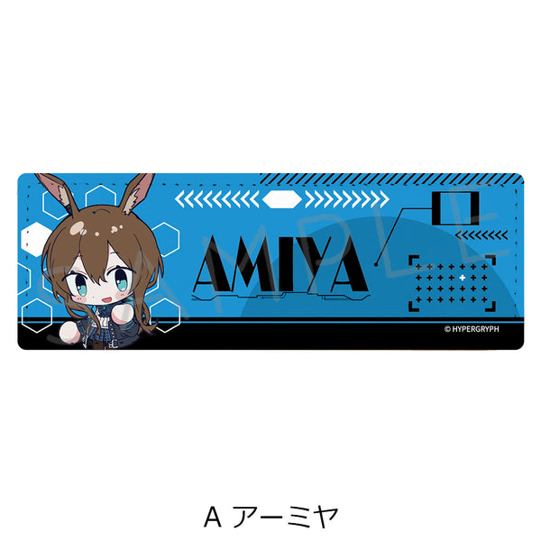 『アークナイツ【焔燼曙明/RISE FROM EMBER】』レザーバッジ(ロング) A アーミヤ