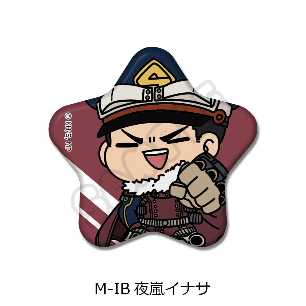 夜嵐イナサ　イナサ　缶バッジ　僕のヒーローアカデミア　ヒロアカ　受注生産 僕のヒーローアカデミア』みんなmochocho化大作戦! 第6弾 星型缶
