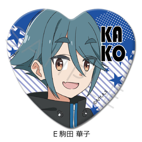 『mono』ハート型缶バッジ E 駒田華子