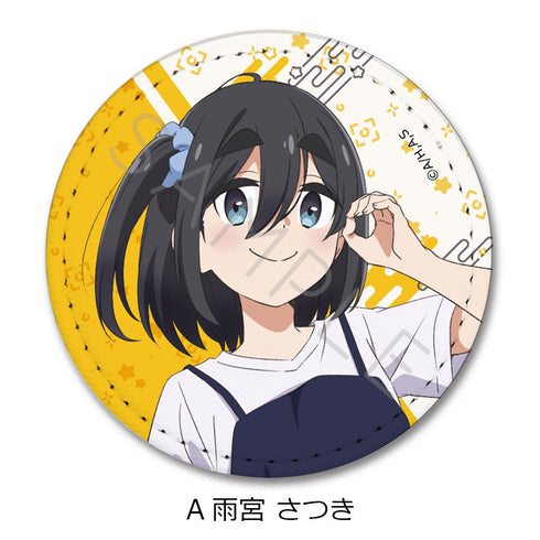 『mono』レザーバッジ A 雨宮さつき
