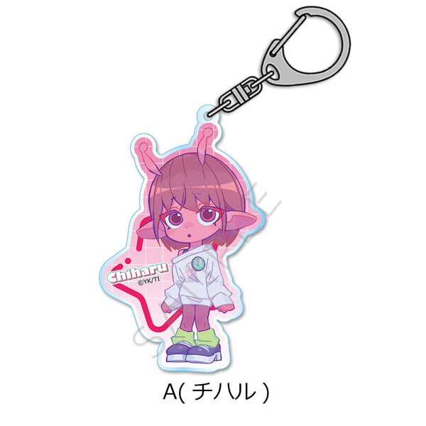 『銀河特急 ミルキー☆サブウェイ』アクリルキーホルダー A チハル