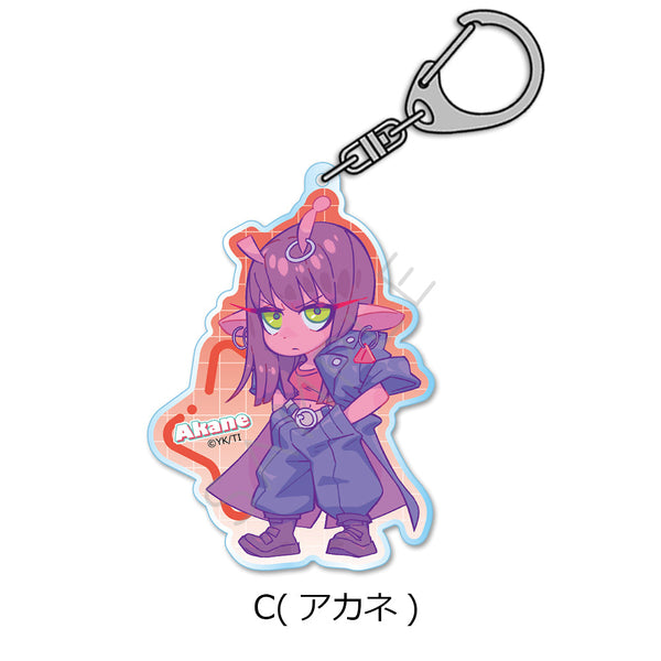 『銀河特急 ミルキー☆サブウェイ』アクリルキーホルダー C アカネ
