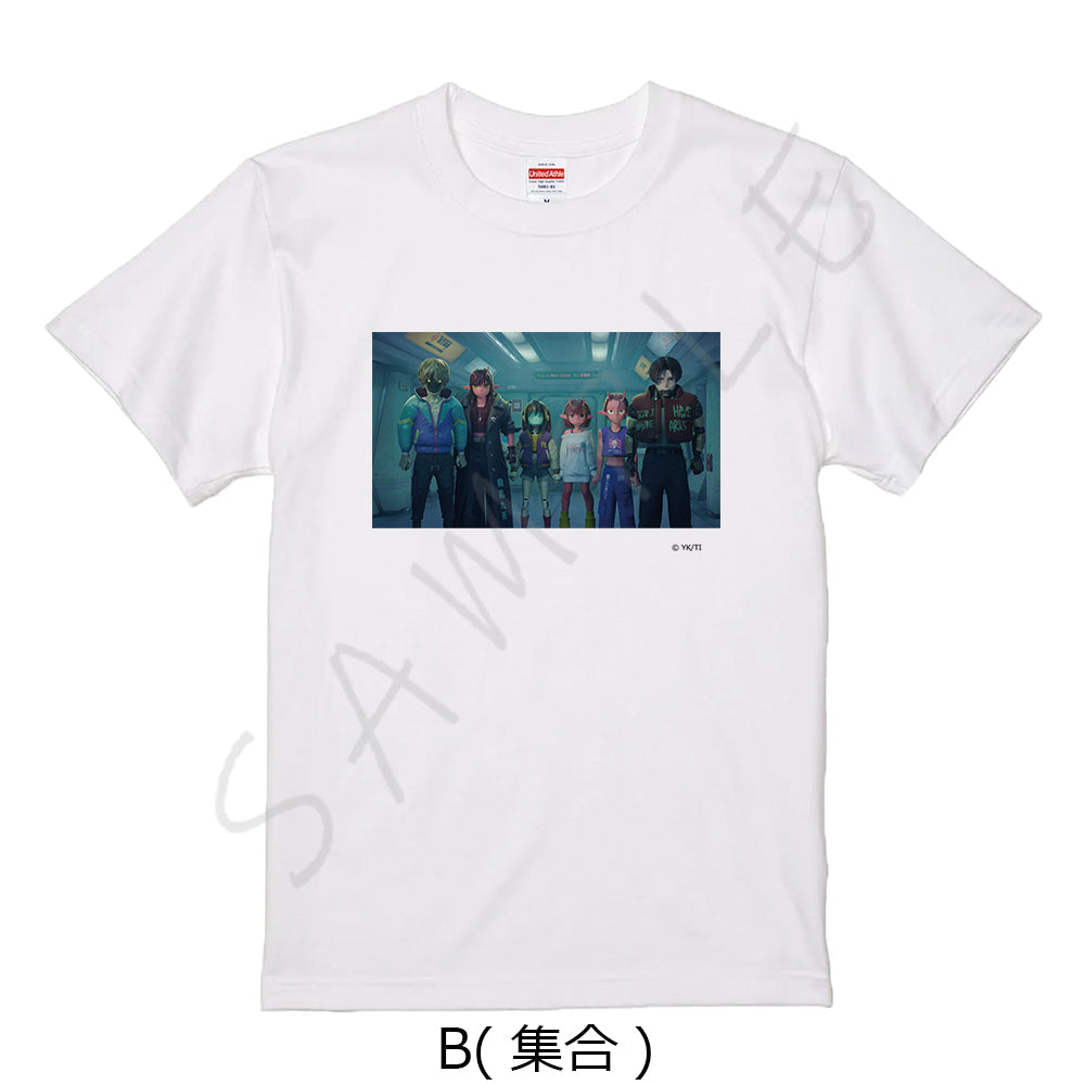 銀河特急 ミルキー☆サブウェイ　マキナ　半袖Tシャツ　M アニメ「銀河特急 ミルキー☆サブウェイ」 TシャツA（チハル