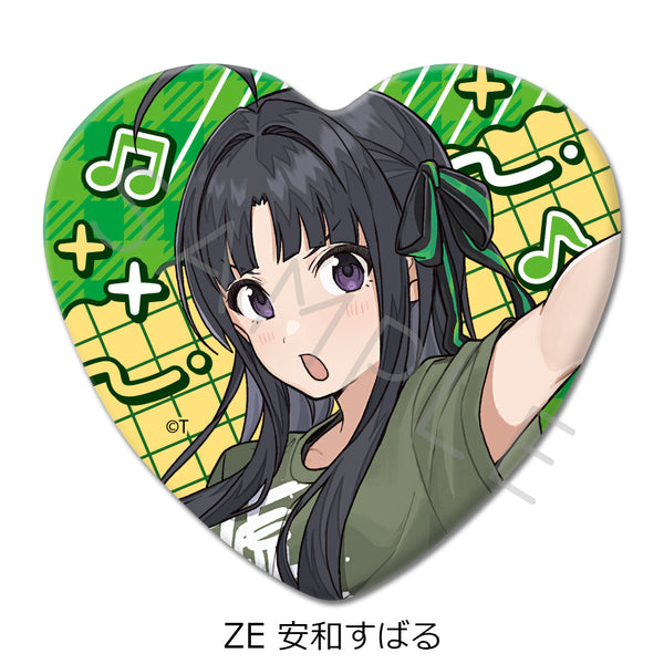『ガールズバンドクライ』第5弾 ハート型缶バッジ ZE 安和すばる