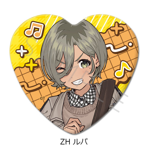 『ガールズバンドクライ』第5弾 ハート型缶バッジ ZH ルパ