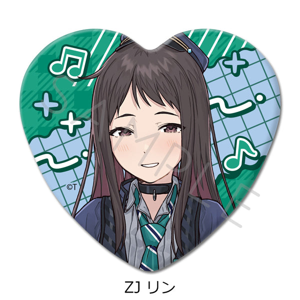 『ガールズバンドクライ』第5弾 ハート型缶バッジ ZJ リン