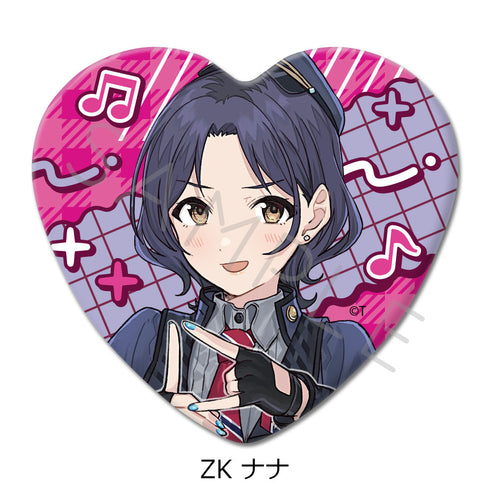 『ガールズバンドクライ』第5弾 ハート型缶バッジ ZK ナナ