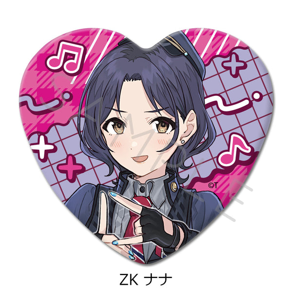 『ガールズバンドクライ』第5弾 ハート型缶バッジ ZK ナナ