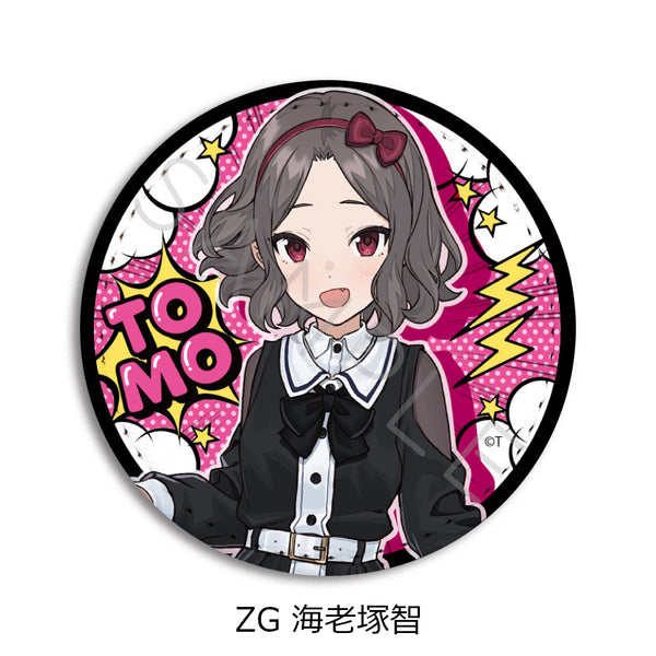 『ガールズバンドクライ』第5弾 レザーバッジ(丸形) ZG 海老塚智