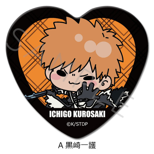 『BLEACH 千年血戦篇』ハート型缶バッジ A 黒崎一護