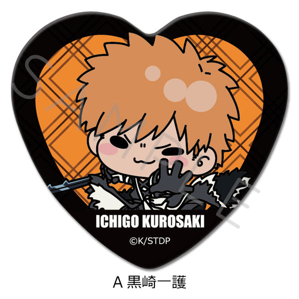 『BLEACH 千年血戦篇』ハート型缶バッジ A 黒崎一護
