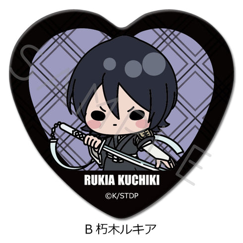 『BLEACH 千年血戦篇』ハート型缶バッジ B 朽木ルキア
