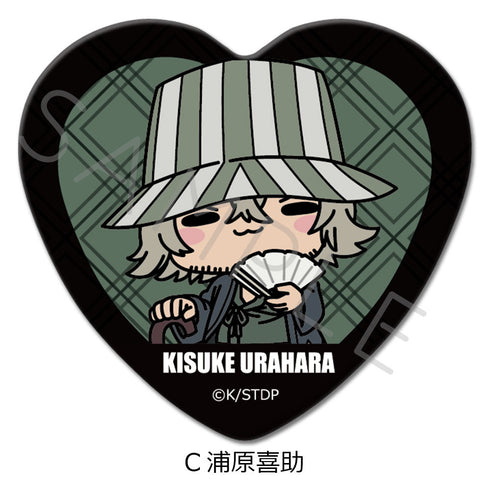 『BLEACH 千年血戦篇』ハート型缶バッジ C 浦原喜助