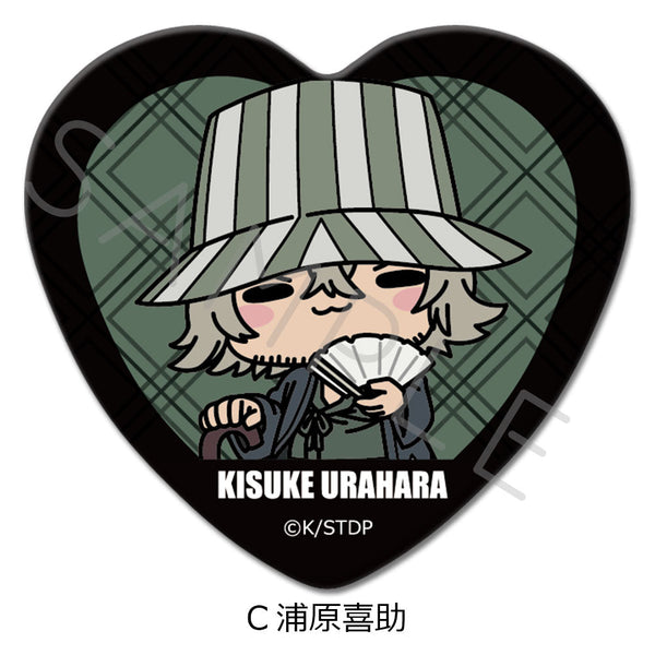 『BLEACH 千年血戦篇』ハート型缶バッジ C 浦原喜助