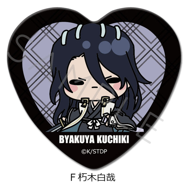 『BLEACH 千年血戦篇』ハート型缶バッジ F 朽木白哉