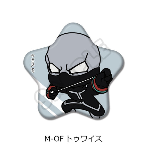 『僕のヒーローアカデミア』みんなmochocho化大作戦! 第7弾 星型缶バッジ M-OF トゥワイス