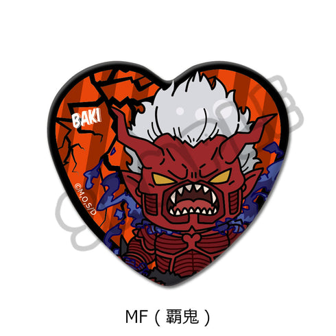 『地獄先生ぬーべー』ハート型缶バッジ MF 覇鬼