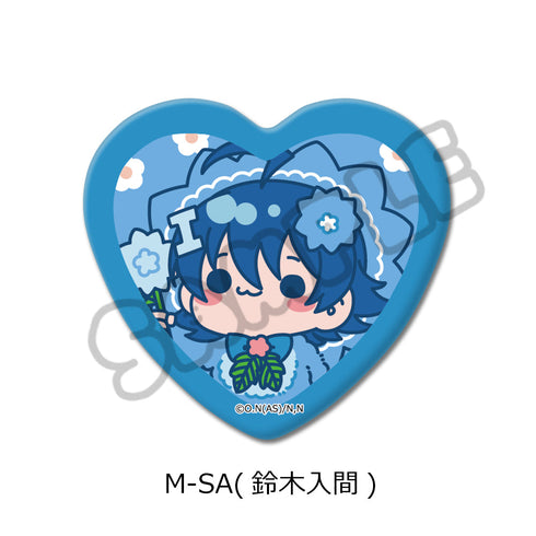 『魔入りました!入間くん』第2弾 ハート型缶バッジ M-SA 鈴木入間