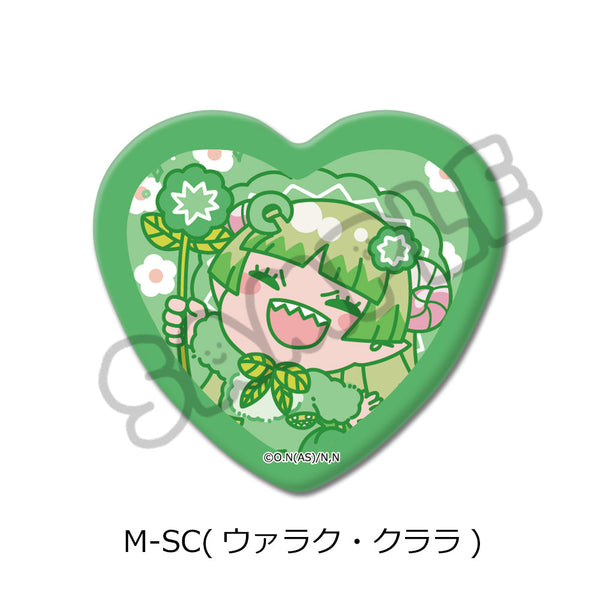 『魔入りました!入間くん』第2弾 ハート型缶バッジ M-SC ウァラク・クララ