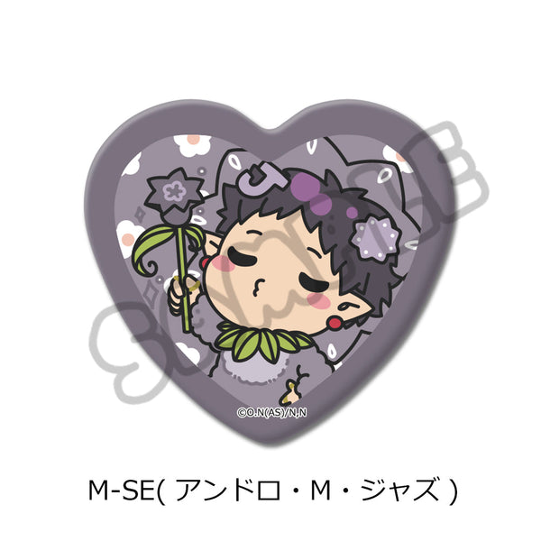 『魔入りました!入間くん』第2弾 ハート型缶バッジ M-SE アンドロ・M・ジャズ