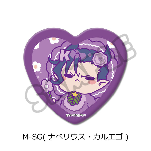 『魔入りました!入間くん』第2弾 ハート型缶バッジ M-SG ナベリウス・カルエゴ