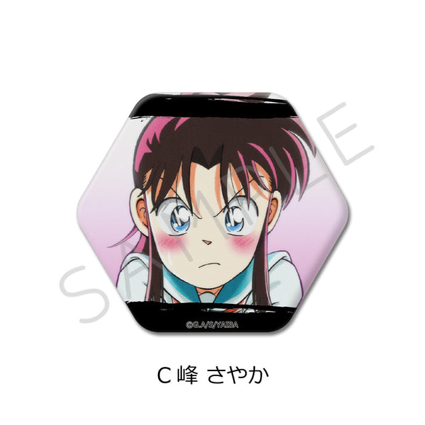 『真・侍伝YAIBA』六角形缶バッジ C 峰さやか