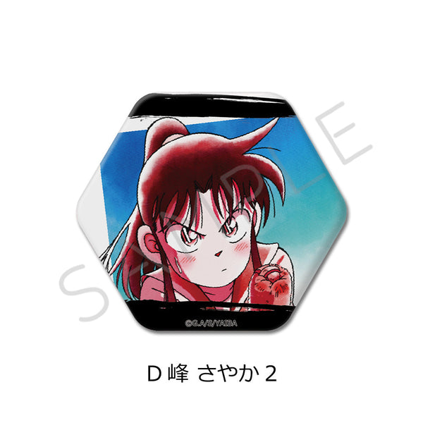 『真・侍伝YAIBA』六角形缶バッジ D 峰さやか2