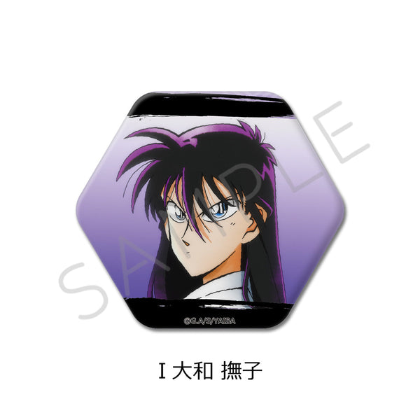 『真・侍伝YAIBA』六角形缶バッジ I 大和撫子