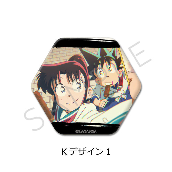 『真・侍伝YAIBA』六角形缶バッジ K デザイン1