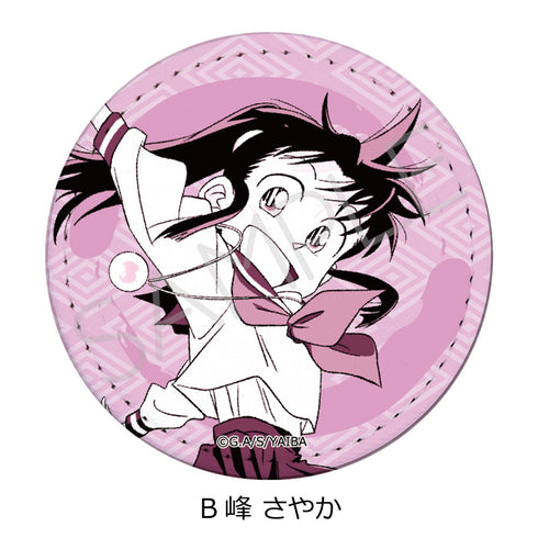 『真・侍伝YAIBA』レザーバッジ(丸形) B 峰さやか