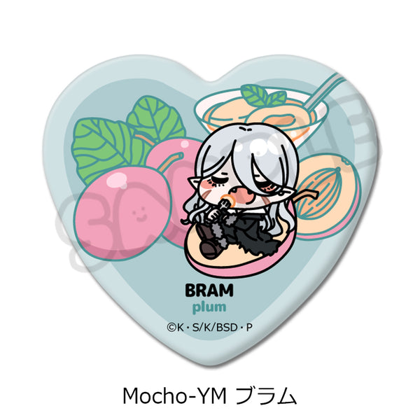 "Literary Masters: Stray Dogs" 7th Series Heart-Shaped Pin Badge: Mocho-YM Bram