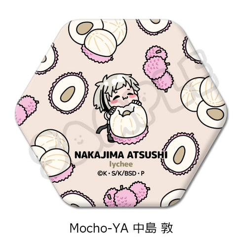 "Literary Masters: Stray Dogs" 7th Series Hexagonal Pin Badge by Mocho-YA: Atsushi Nakajima