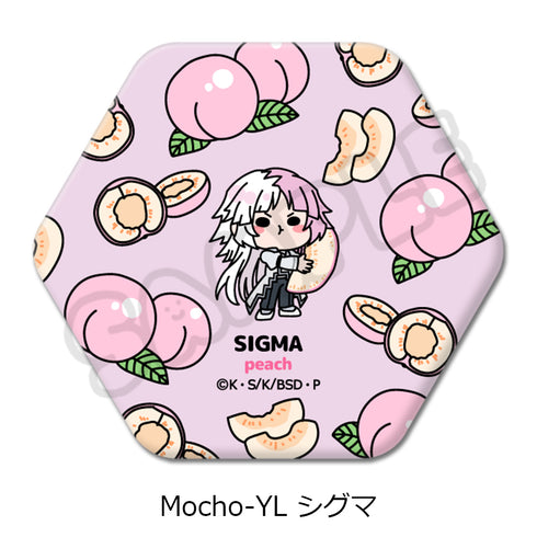 "Literary Masters: Stray Dogs" 7th Series Hexagonal Pin Badge: Mocho-YL Sigma