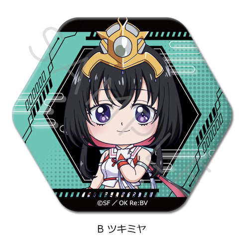 『陰陽廻天 Re:バース』六角形缶バッジ B ツキミヤ