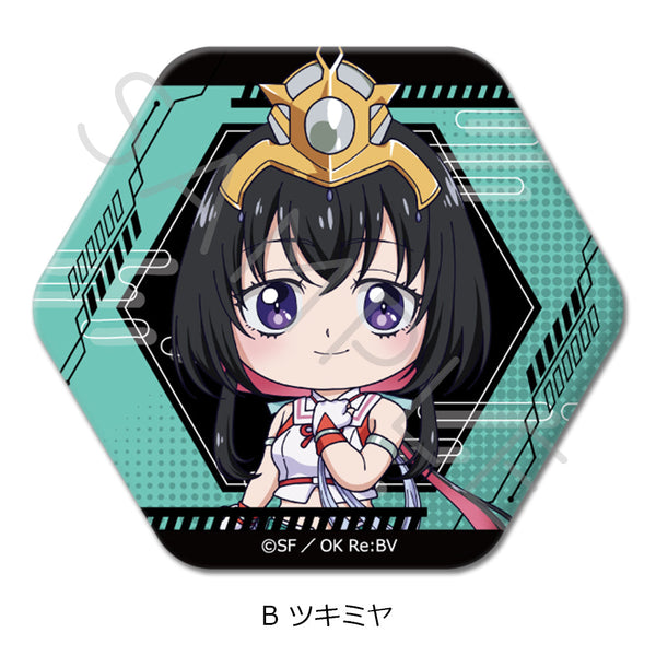 『陰陽廻天 Re:バース』六角形缶バッジ B ツキミヤ