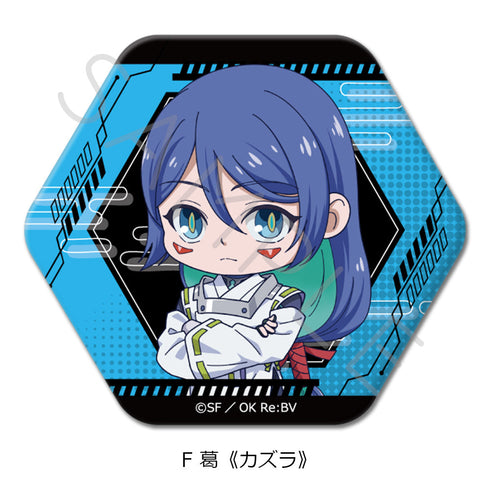 『陰陽廻天 Re:バース』六角形缶バッジ F 葛《カズラ》