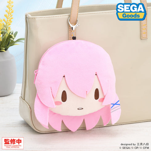 『プロジェクトセカイ カラフルステージ! feat. 初音ミク』ふわぷち リール付きフェイスポーチ 教室のセカイの巡音ルカ