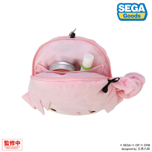 《Project Sekai Colorful Stage! feat. 初音未來》蓬鬆軟綿 附拉鍊臉型化妝包 曉山瑞希