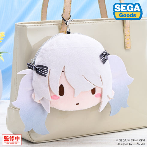 《Project Sekai Colorful Stage! feat. 初音未来》蓬松软糯 带拉链脸型化妆包 无人世界的初音未来