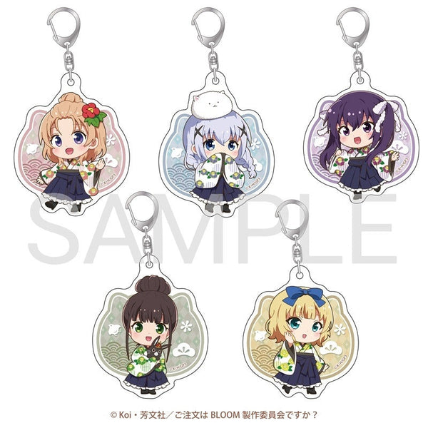『ご注文はうさぎですか?BLOOM』トレーディングミニキャラアクリルキーホルダー