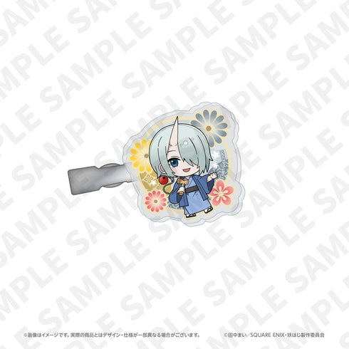 『妖怪学校の先生はじめました!』アクリルヘアクリップ(神酒凜太郎)