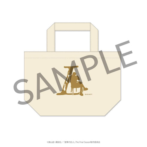 『進撃の巨人』3 o'clock オーガニックコットンランチトート(リヴァイ)