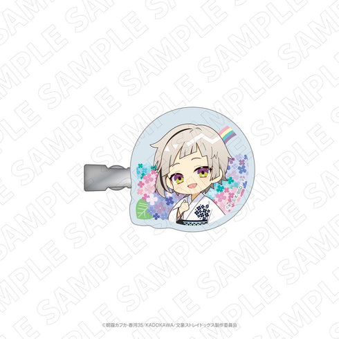 『文豪ストレイドッグス×紫陽花』キャラディショナルトイ アクリルヘアクリップ(中島敦)