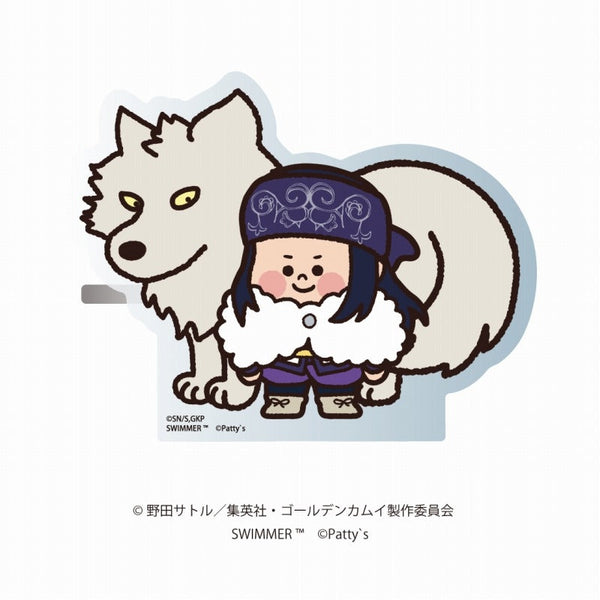 『ゴールデンカムイ×SWIMMER』アクリルクリップ アシㇼパ