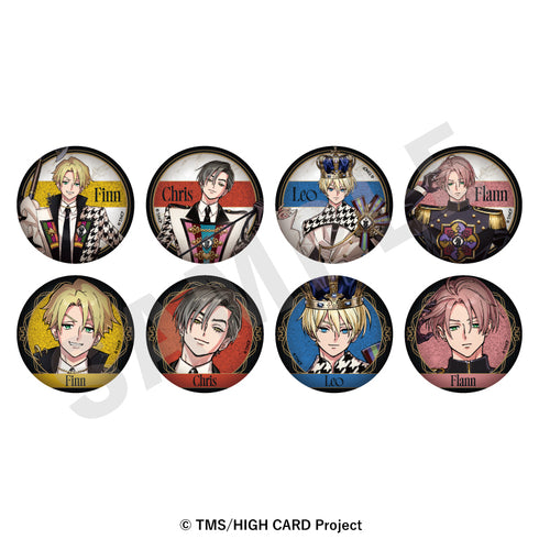 『HIGH CARD』トレーディンググリッター缶バッジ(全8種)【BOX】