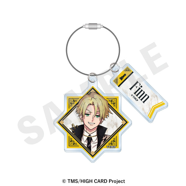 『HIGH CARD』ワイヤーアクリルキーホルダー(フィン・オールドマン)