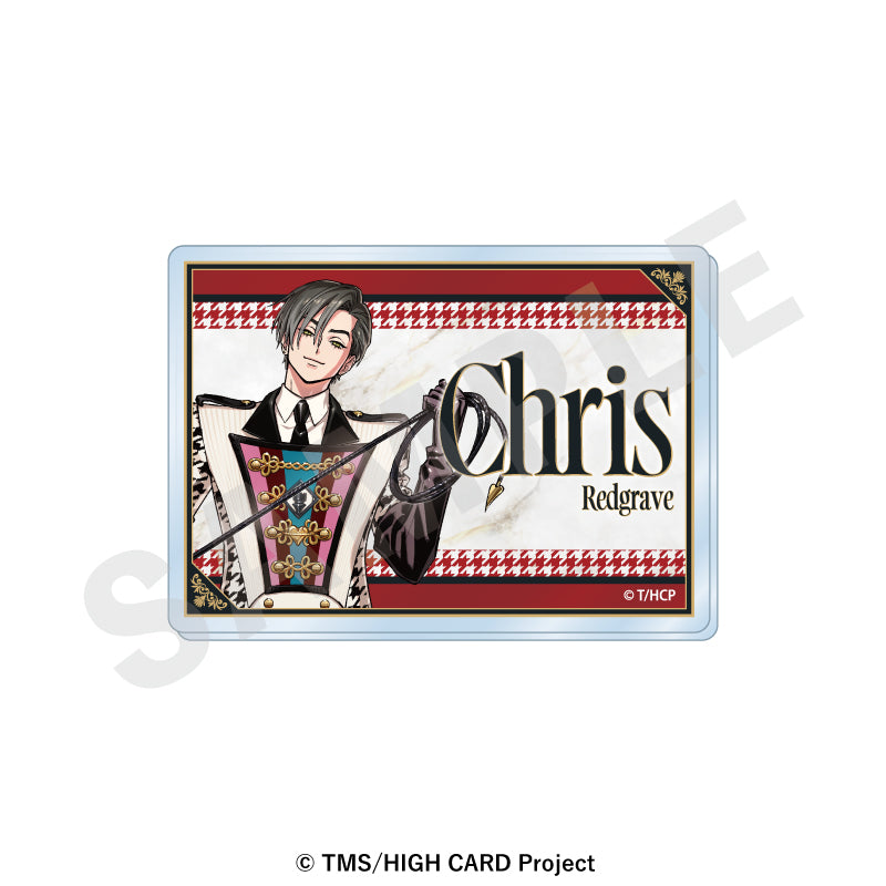 HIGH CARD』ネームバッジ(クリス・レッドグレイヴ) - Anime Store.JP